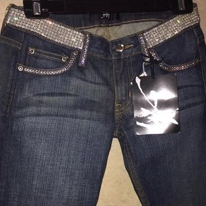 A7 Swarovski Crystal Jeans